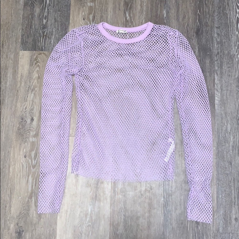 Free People See Through Long Sleeve